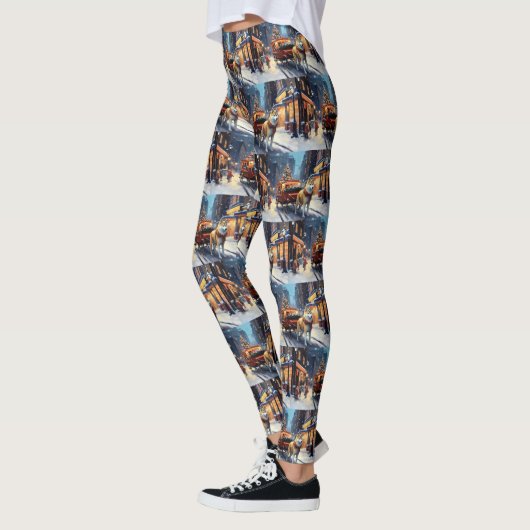 Akita Kerstfeest Seizoen Leggings (Links)