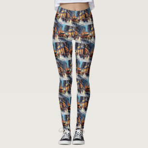 Akita Kerstfeest Seizoen Leggings