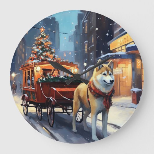 Akita Kerstfeestseizoen Grote Klok (Voorkant)