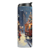 Akita Kerstfeestseizoen Thermosbeker (Gedraaid links)