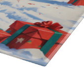 Akita Kerstfestival Sneeuwsfeer Snijplank (Hoek)