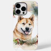 Akita Kerstkrans feestelijke pup Case-Mate iPhone Case (Achterkant)