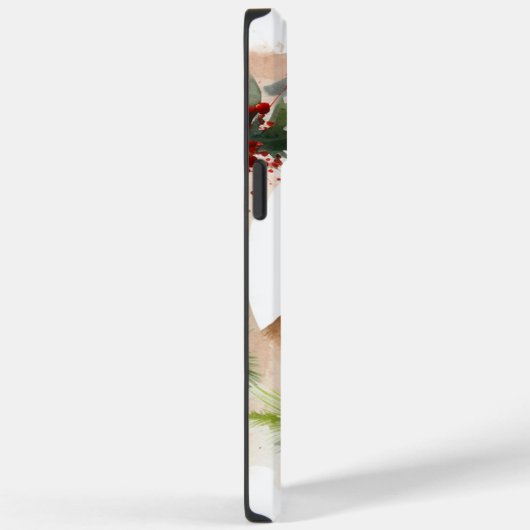 Akita Kerstkrans feestelijke pup Case-Mate iPhone Case (Achterkant / Rechts)