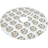 Akita Kerstkrans feestelijke pup Kerstboom Rok (Gekanteld)