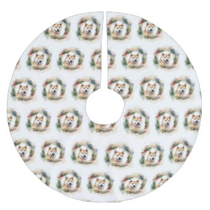 Akita Kerstkrans feestelijke pup Kerstboom Rok