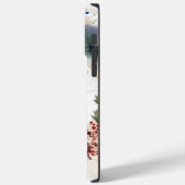 Akita Kerstkrans Festieve Pup Case-Mate iPhone Case (Achterkant / Links)