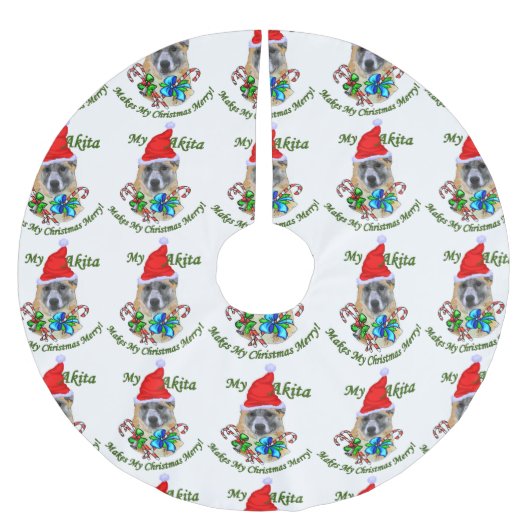 Akita KerstMerry Kerstboom Rok (Voorkant)