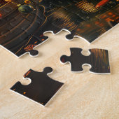 Akita Kerstmis Festive Reis Legpuzzel (Zijkant)