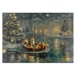 Akita Kerstmis Festive Reis Snijplank
