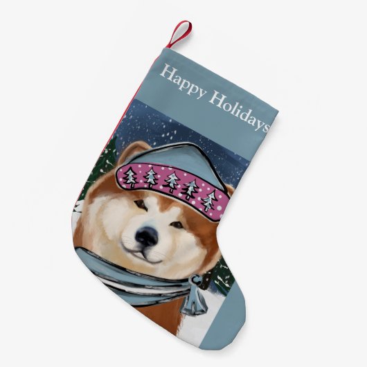 AKITA KLEINE KERSTSOK (Voorkant (Hangend))