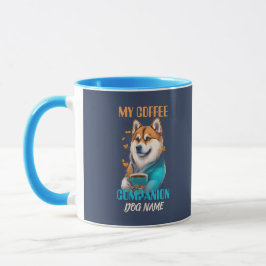 Akita koffie metgezel grappige akita eigenaar mok