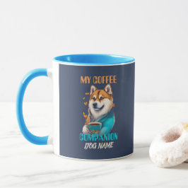 Akita koffie metgezel grappige akita eigenaar mok