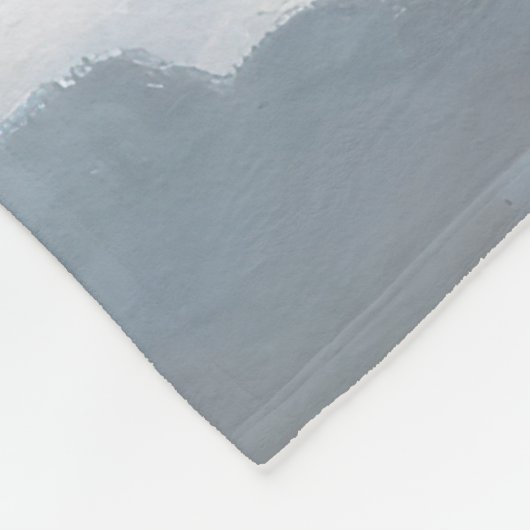 Akita Laat het sneeuwen Kerstmis Fleece Deken (Hoek)