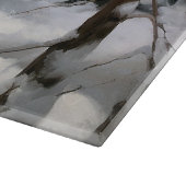 Akita Laat het sneeuwen Kerstmis Snijplank (Hoek)