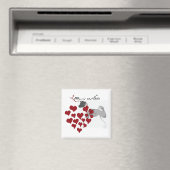 Akita Liefde Koelkast Magneet (Insitu (Vaatwasser))