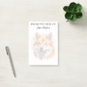 Akita Liefhebber Geborduurde Hond Post-it® Notes (Kantoor)