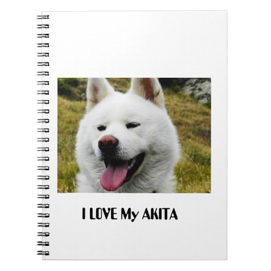 Akita Love Notitieboek (Voorkant)