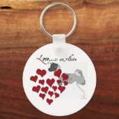 Akita Love Sleutelhanger (Voorkant)
