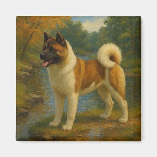 Akita Magneet (Voorkant)