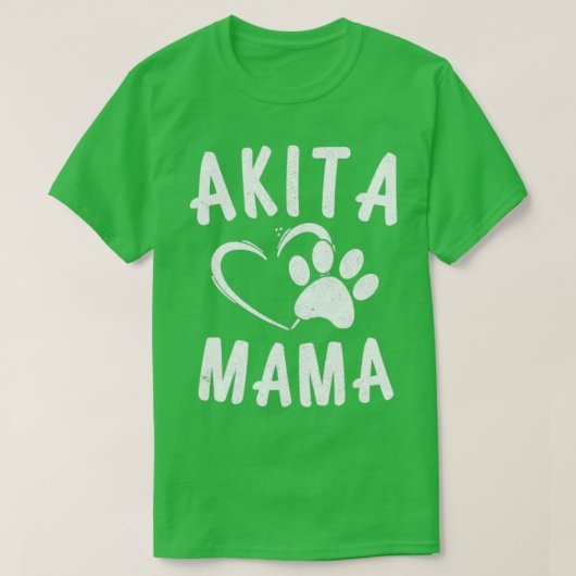Akita Mama2 T-shirt (Design voorkant)
