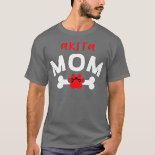 Akita mama Akita Inu Hondenliefhebber Grote Japans T-shirt