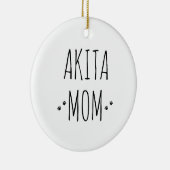 Akita mama keramisch ornament (Rechts)