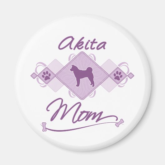 Akita mama magneet (Voorkant)