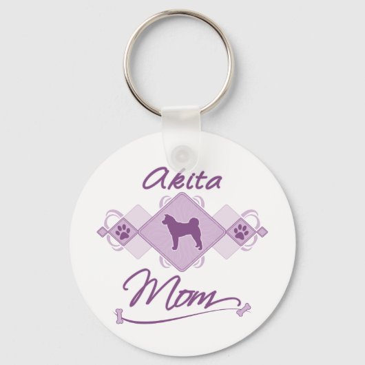 Akita mama sleutelhanger (Voorkant)