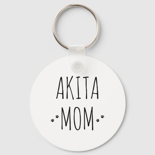 Akita mama sleutelhanger (Voorkant)