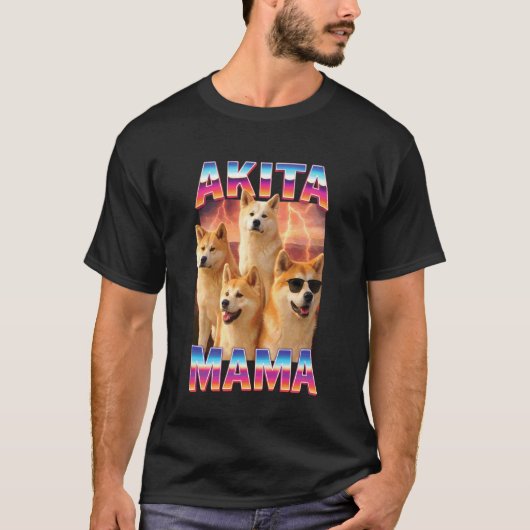 Akita Mama T-shirt (Voorkant)