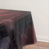 Akita met Sinterklaas Feestelijke Kerstmis Tafelkleed (Voorbeeld)