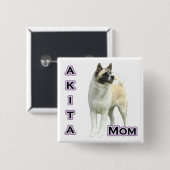 Akita Moeder 4 - Button (Voorkant /achterkant)