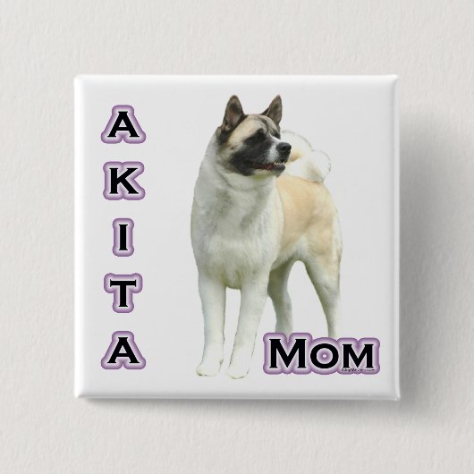 Akita Moeder 4 - Button (Voorkant)