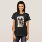 Akita Mom Custom Dog Photo Gift voor Dog Mom T-shirt (Voorkant volledig)