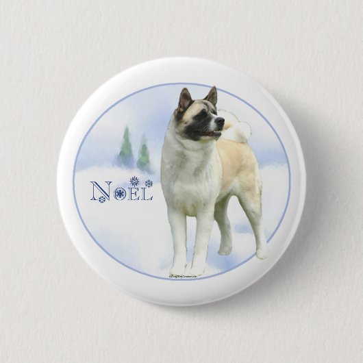 Akita Noel - Button (Voorkant)
