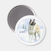 Akita Noel Magnet (Voorkant / Achterkant)