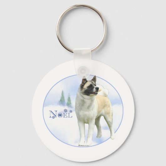 Akita Noel - Sleutelhanger (Voorkant)