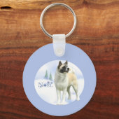Akita Noel Sleutelhanger (Voorkant)