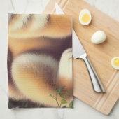 Akita olieverfschilderij Theedoek (Quarter Fold)