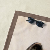 Akita Painting - Cute Original Dog Art Strandlaken (In situ)