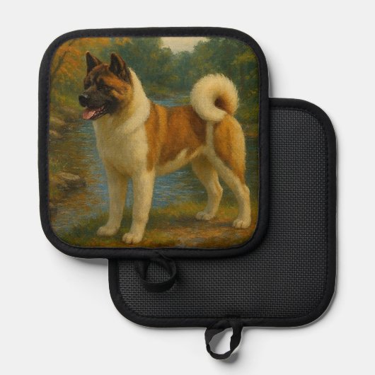 Akita Pannenlap (Voorkant / Achterkant)