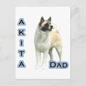 Akita Pap 4 Briefkaart (Voorkant)