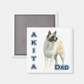 Akita Pap 4 - Magneet (Voorkant / Achterkant)