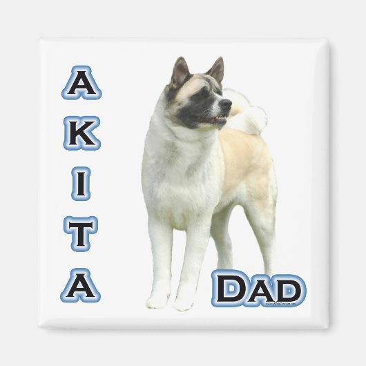 Akita Pap 4 - Magneet (Voorkant)