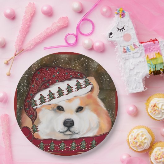 Akita Papieren Bordje (Feest)