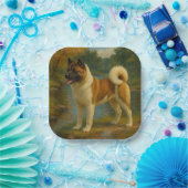 Akita Papieren Bordje (Feest)