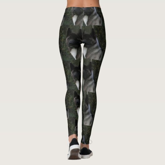 akita pinto zwart masker leggings (Achterkant)