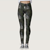 akita pinto zwart masker leggings (Voorkant)