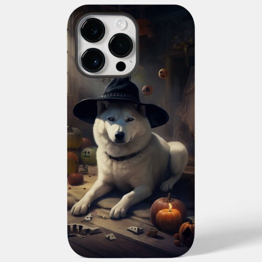 Akita Pompoenen Halloween Griezelen Case-Mate iPhone Case (Achterkant)