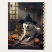 Akita Pompoenen Halloween Griezelen Planner (Achterkant)